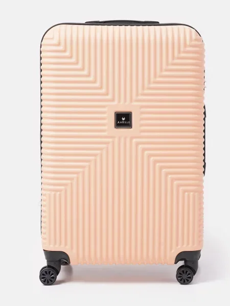 Чемодан Ricco Grande бежевый