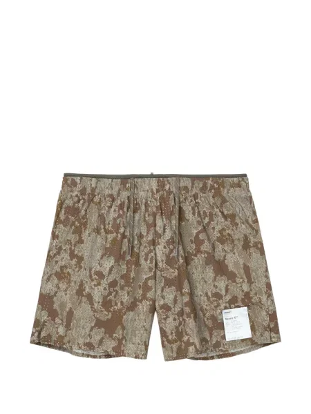 Kraťasy Satisfy se stahovací šňůrkou hnědé