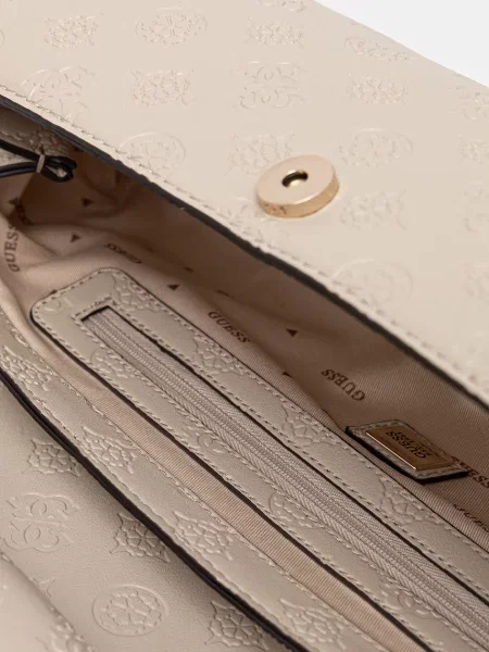 Кожаная сумка-багет Guess