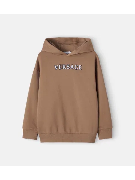 Gyerek kapucnis melegítő felső Versace barna