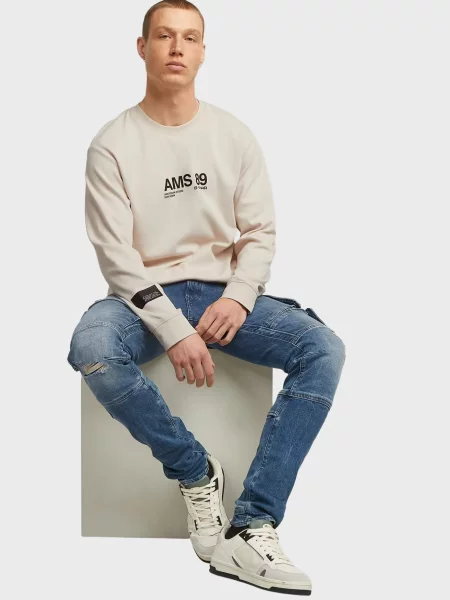 Лонгслів G-star Raw бежевий