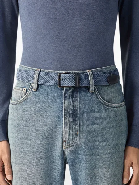 Cu centură curea Zegna albastru