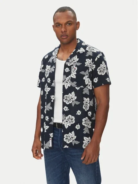 Tommy Jeans Риза тъмносин