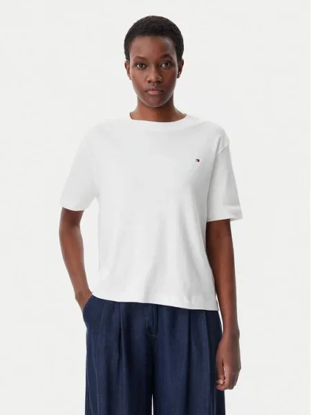 Тениска Tommy Hilfiger бяло