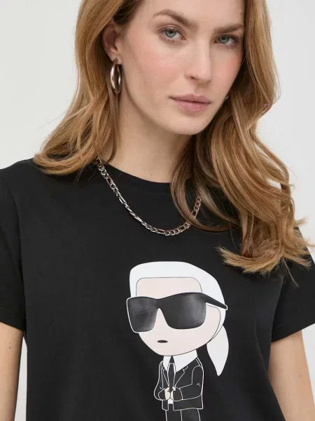 Tričko Karl Lagerfeld černá