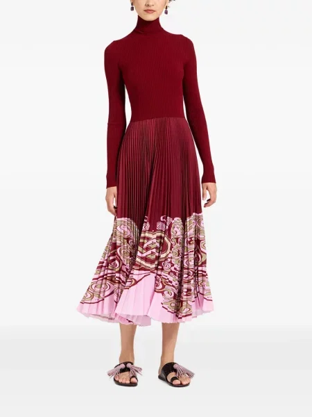Rochie La Doublej tricotate roșu