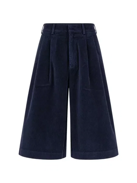 Pantaloni scurți True Avenue de catifea cord albastru