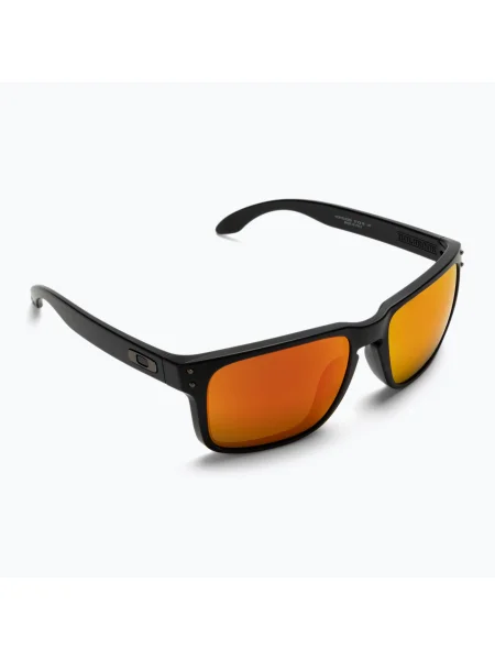 Слънчеви очила Oakley Holbrook matte black/prizm ruby черно