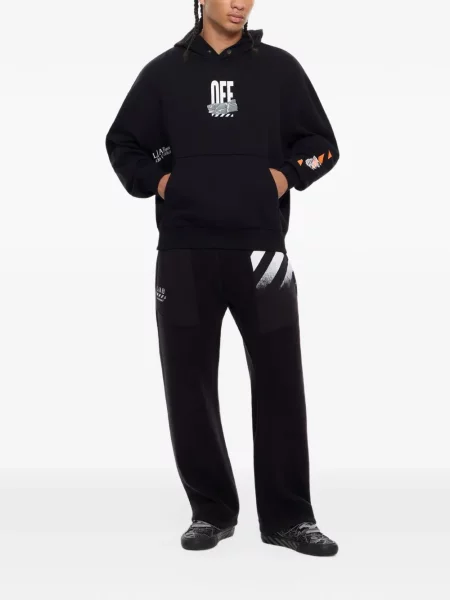 Hanorac cu glugă L/ab C/o Off-white alb