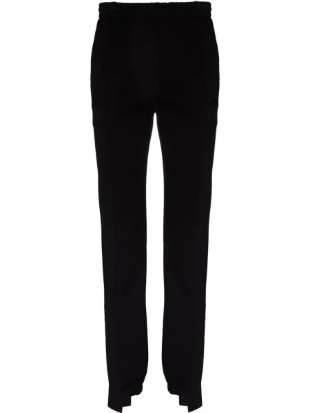 Pantaloni Vetements cu broderie negru