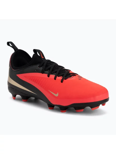 Încălțăminte de fotbal pentru copii Nike Jr. Phantom 6 Low Academy bright crimson/bright crimson/black negru