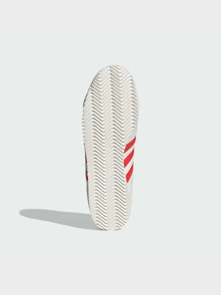 Кожаные повседневные кроссовки Adidas белые