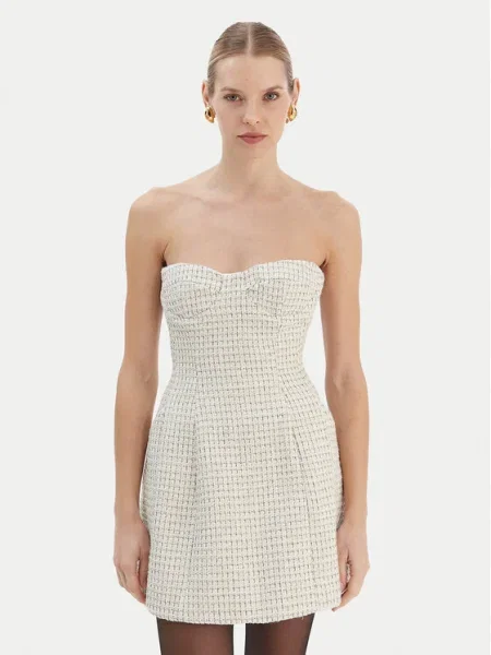 Bardot Коктейлна рокля Florine Екрю