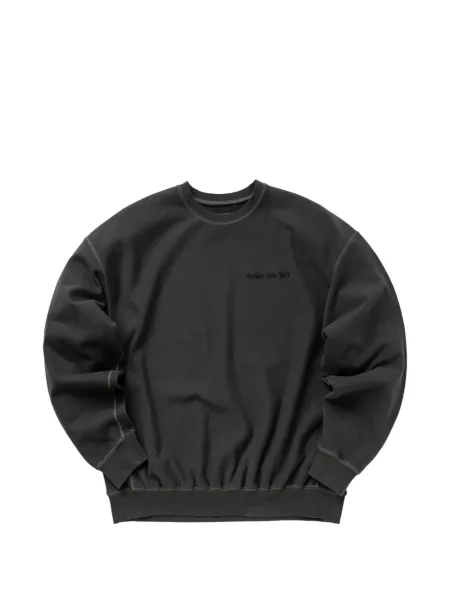 Hanorac crewneck Awake Ny cu broderie negru