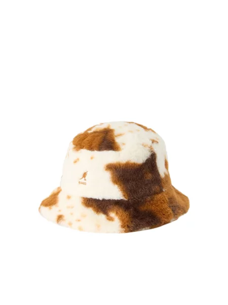 KANGOL Pălărie maro / maro caramel alb