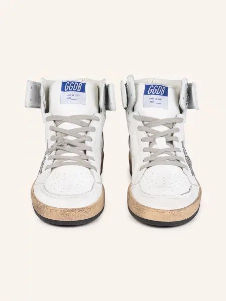 Golden Goose Vysoké Sneakersy Sky Star bílá/ stříbrná bílé