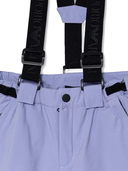 Dětské kalhoty Emporio Armani fialové