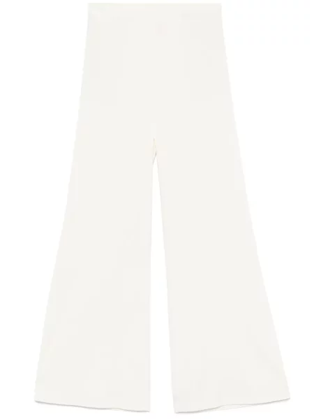 Spodnie Merci z krepy białe