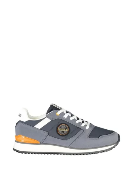 Sneakerși Napapijri cu autograf albastru