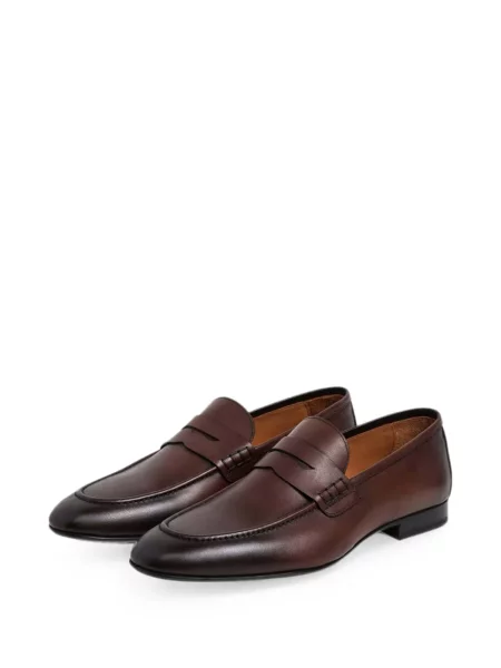 Pantofi loafer Hackett London din piele maro