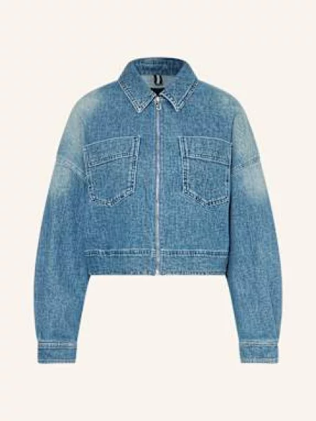 Marc Cain Kurtka Jeansowa blau niebieska