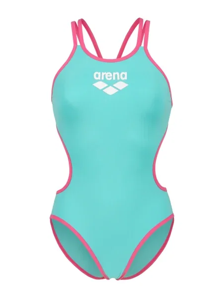ARENA Costum de baie întreg ONE albastru aqua / roz alb