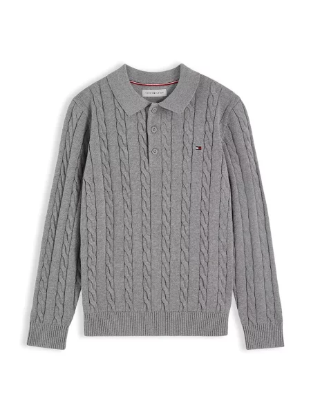 Tommy Hilfiger pulover pentru copii din gri