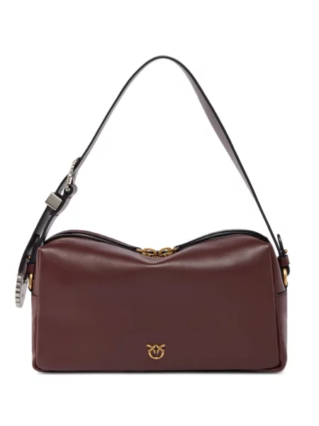Geanta crossbody Pinko din piele maro