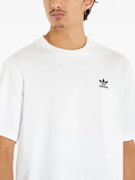 Бягане тениска Adidas с леопардов принт от джърси черно