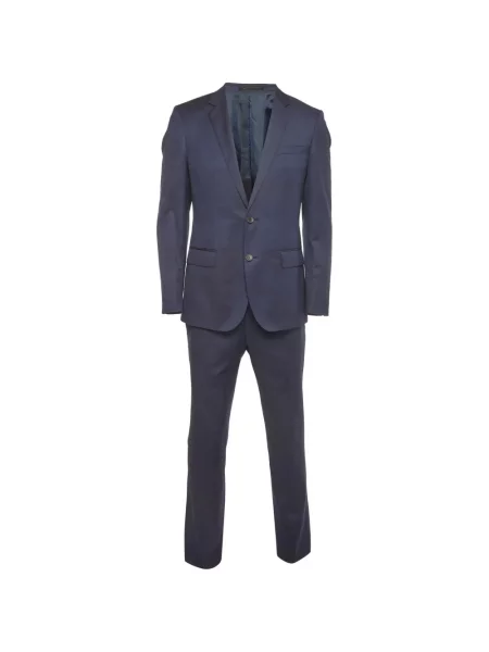 Costum Boss de lână albastru