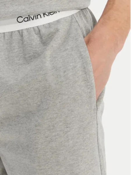 Calvin Klein Underwear pyžamové šortky pánske sivá