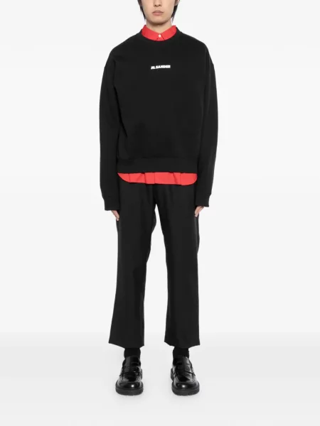 Hanorac Jil Sander cu imagine negru