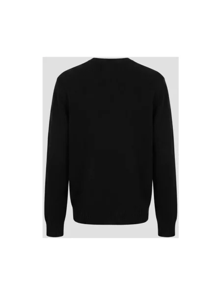 Haftowany sweter Valentino czarny