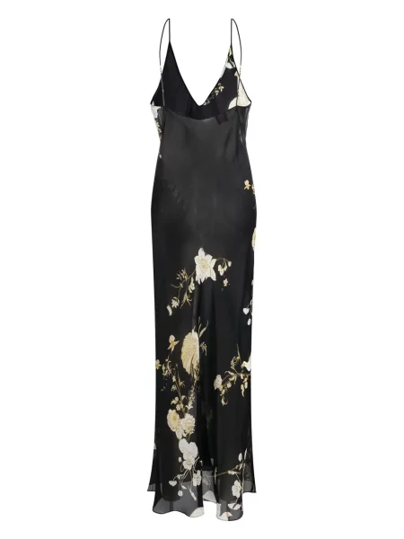 Gėlėtas raštuotas kostiumas maxi suknele Carine Gilson juoda