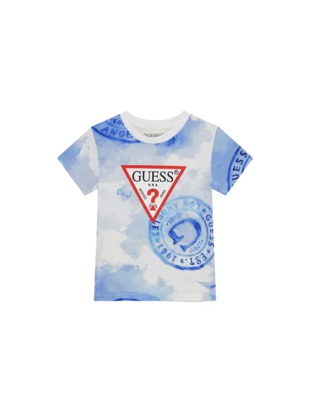 Guess T-shirt Regular Fit plava