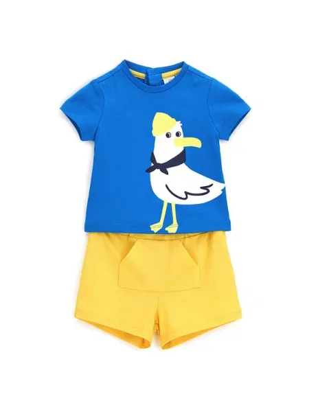 Original Marines Set tricou și pantaloni scurți Colorat