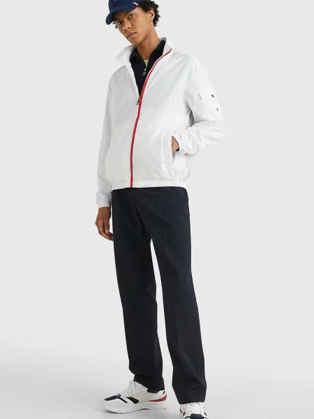 Компактный ветровка Tommy Hilfiger белая