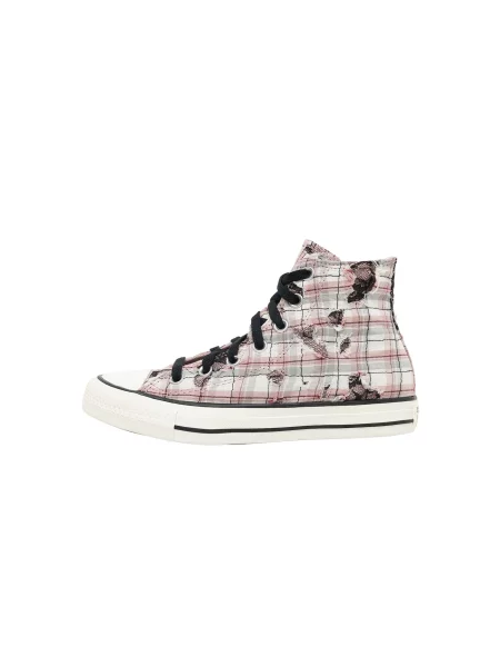 CONVERSE Kotníkové tenisky CTAS šedá / starorůžová / černá bílá