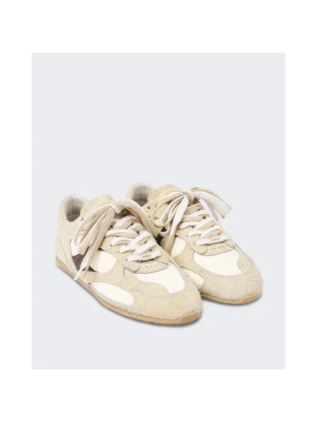 Sneakersy Nubikk skórzane beżowe