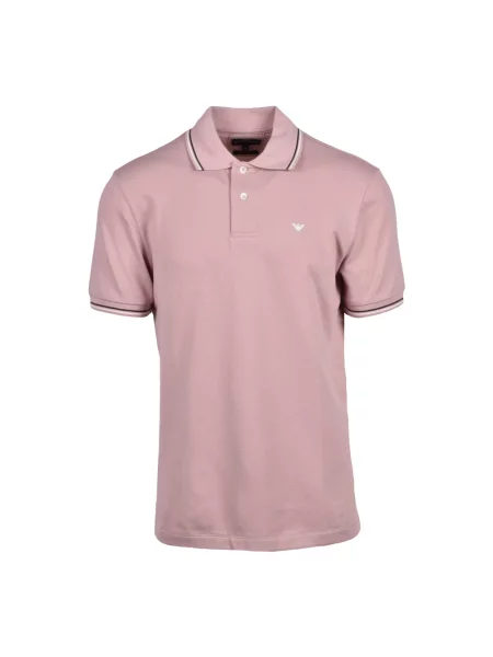 Koszulka polo Emporio Armani różowa