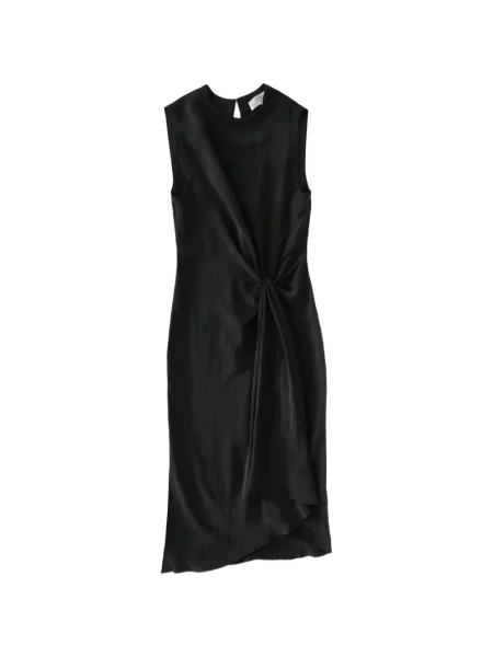 Rochie midi Studio Nicholson fără mâneci negru