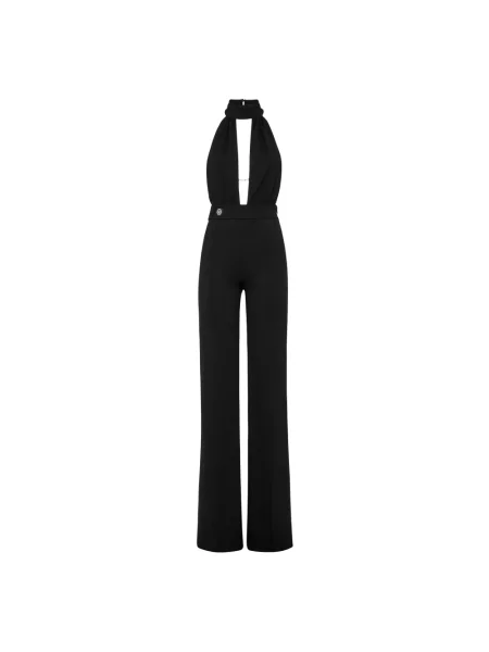 Kombinezon Philipp Plein z odkrytymi plecami czarny