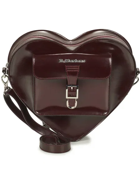 Geantă Dr. Martens cu motiv cu inimi roșu