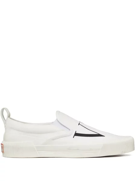 Sneakerși Valentino Garavani slip-on alb