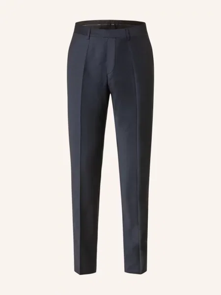 Roy Robson Spodnie Garniturowe Slim Fit blau granatowe
