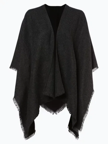 Fraas Ponczo Kobiety Syntetyczny jednolity ONE SIZE czarny