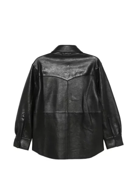 Geanta de piele P.a.r.o.s.h. negru