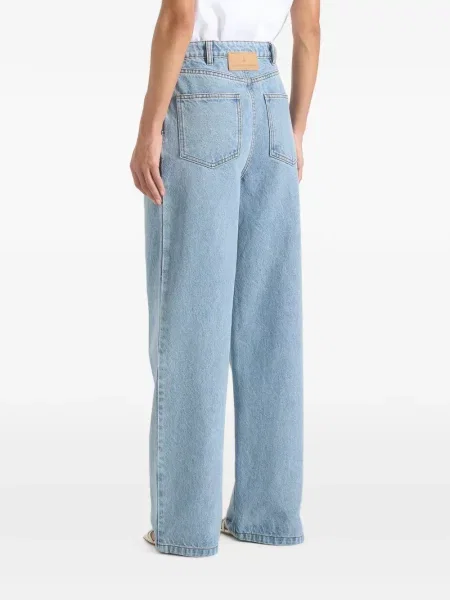 Дънки с широки крачоли Manière De Voir синьо