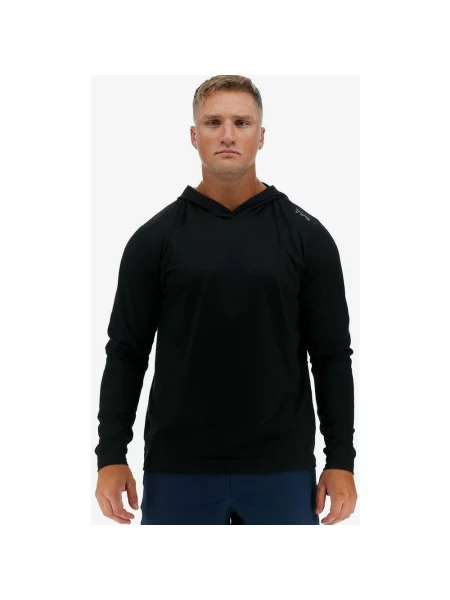 Bluza z kapturem TYR Solid Performance czysta czerń M czarna