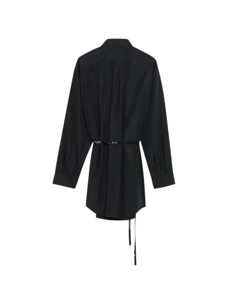 Φόρεμα Balenciaga γραβάτες μαύρο
